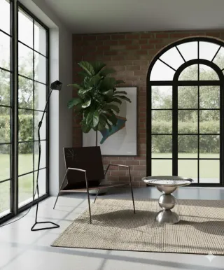 Tavolino Nembula Design inox