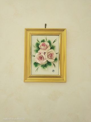 Quadro Rose Capodimonte