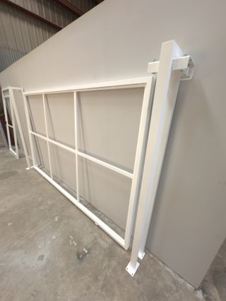 Estructura puerta corredera 3,5 × 2 m blanca