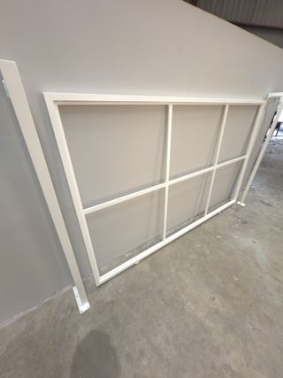 Estructura puerta corredera 3,5 × 2 m blanca