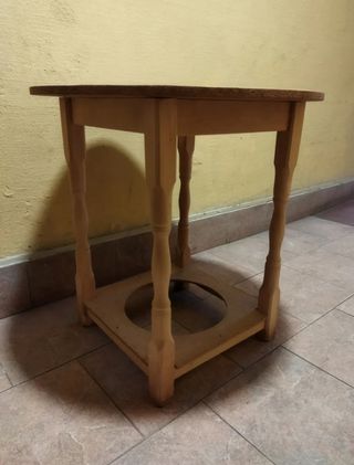 Mesa camilla madera beige