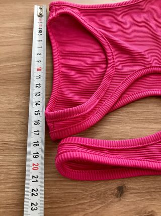 Top Fucsia Cuello Asimétrico Shein S