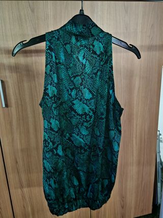 Blusa Blanco serpiente XS