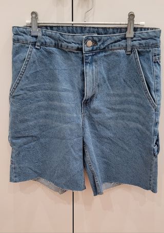 Bermudas Vaqueras Mujer - Azul