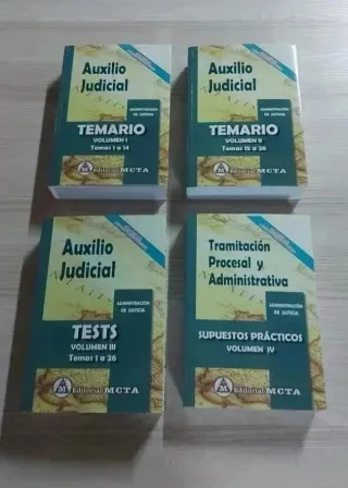 Temario, Tests y Supuestos de Auxilio Judicial