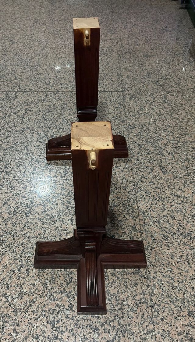 2 Patas para Mesa Comedor Madera Maciza