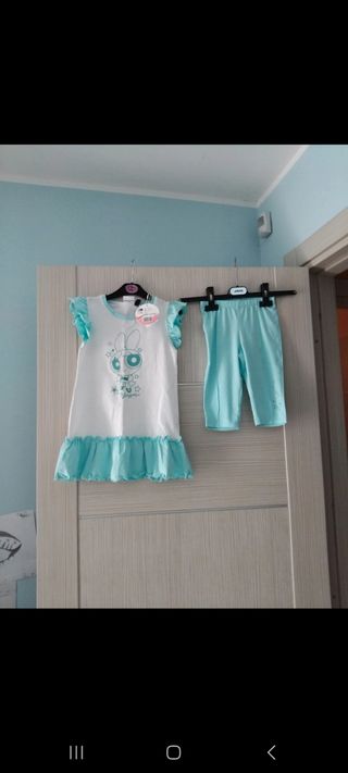Abito e leggings bimba Powerpuff