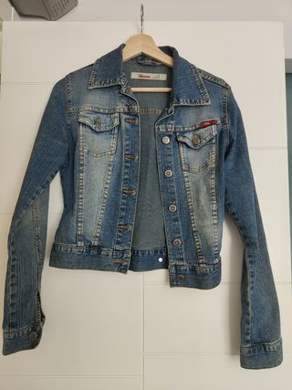 Cazadora vaquera azul