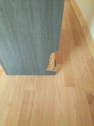 Vitrina gris y negra - Mueble expositor