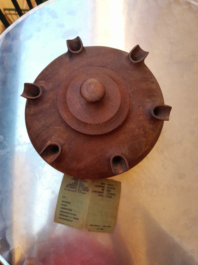 Grolla in legno Valdostana