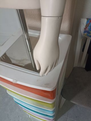 Maniquí mujer, articulado