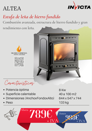 Estufas de Leña - Marca INVICTA