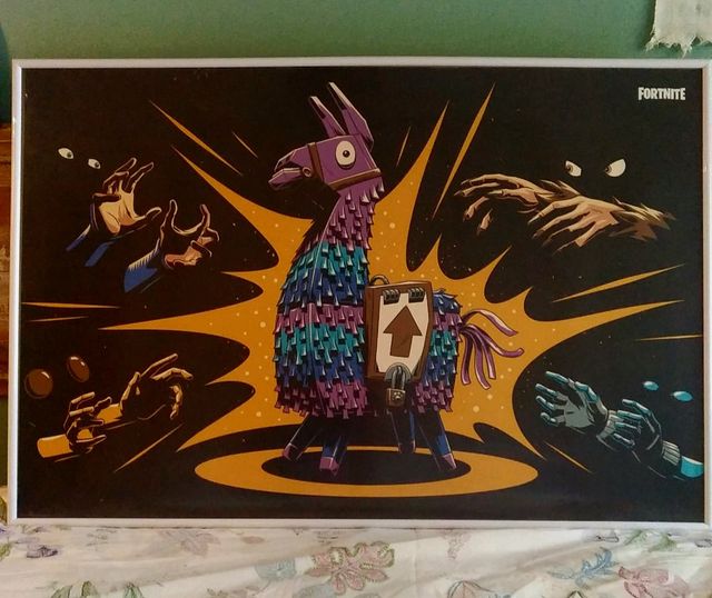 Cuadro Fortnite - Lama Piñata