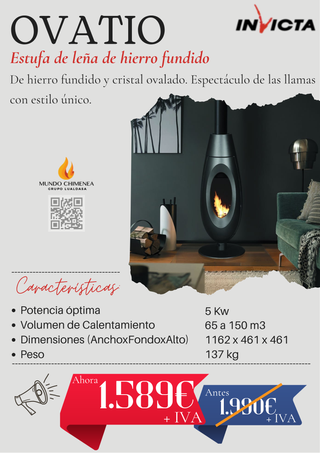 Estufas de Leña - INVICTA - Diseños llamativos!