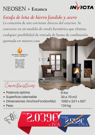 Estufas de Leña - INVICTA - Diseños llamativos!