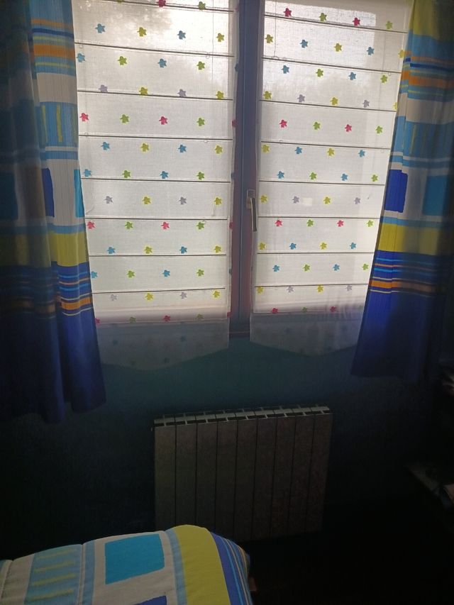 Set copripiumino - 1,35m, 2 tende, risvolti e bordo