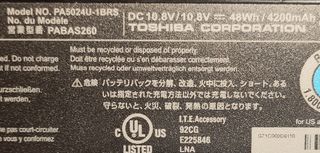 Batería Toshiba PA5024U-1BRS Satellite