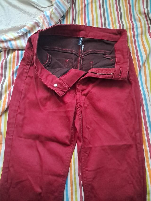 LOTE. Dos Pantalones Calzedonia Slim Feat y REGALO