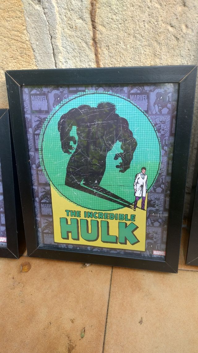 Cuadros Marvel: Thor & Hulk