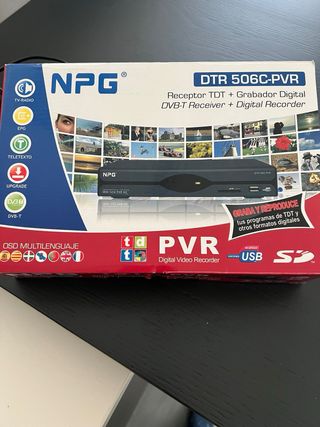 Receptor TDT NPG DTR 506C-PVR + Grabador Digital