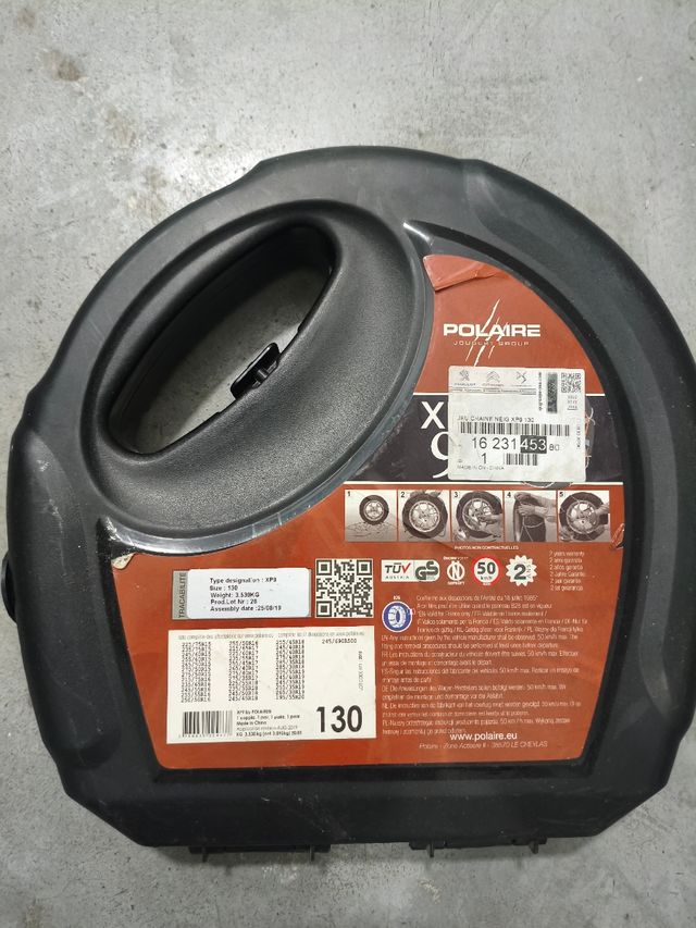 Cadenas nieve coche nuevas sin estrenar.