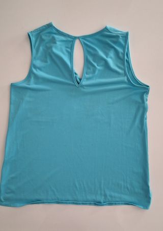 Top estivo celeste donna