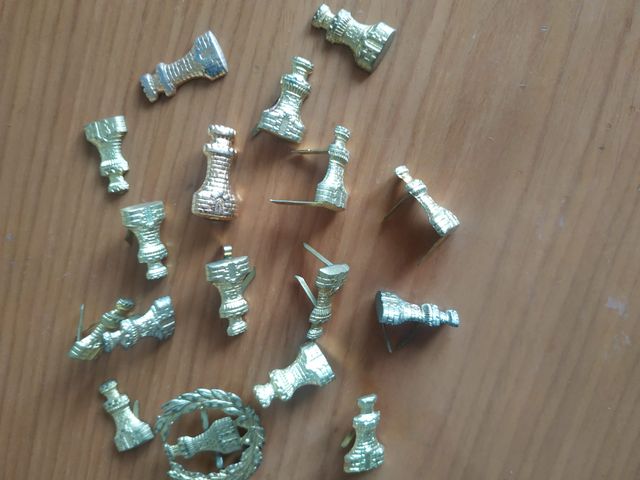 Distintivos Ingenieros ET (Años 80)