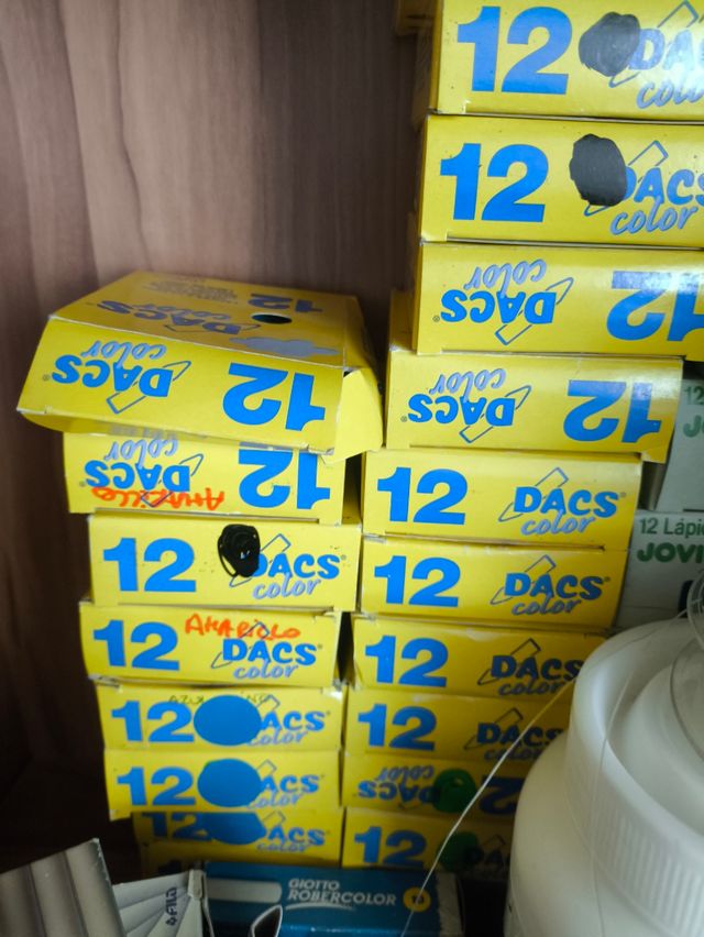 Ceras Dacs Colores, cajas de 12 unidades