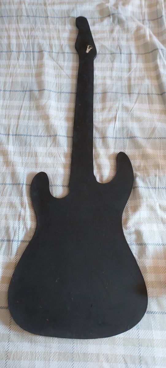 Espejo Guitarra Mosaico Rojo