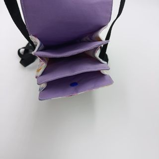 Bolso bandolera mini 3 apartados flores