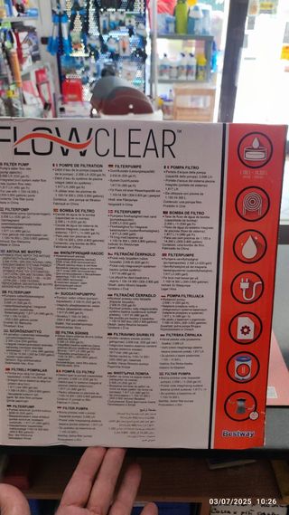 Filtro piscina Bestway Flowclear
