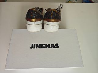 Zapatillas Enriqueta The Jimenas blancas/doradas