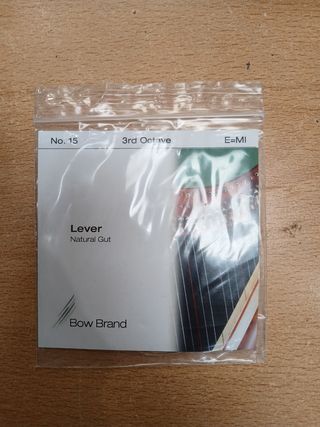 Cuerda de arpa Bow Brand 3ª octava E-MI