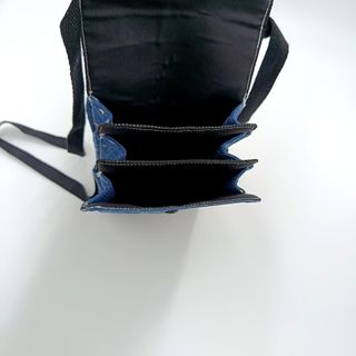 Bolso bandolera mini 3 apartados Vaquero Corazones