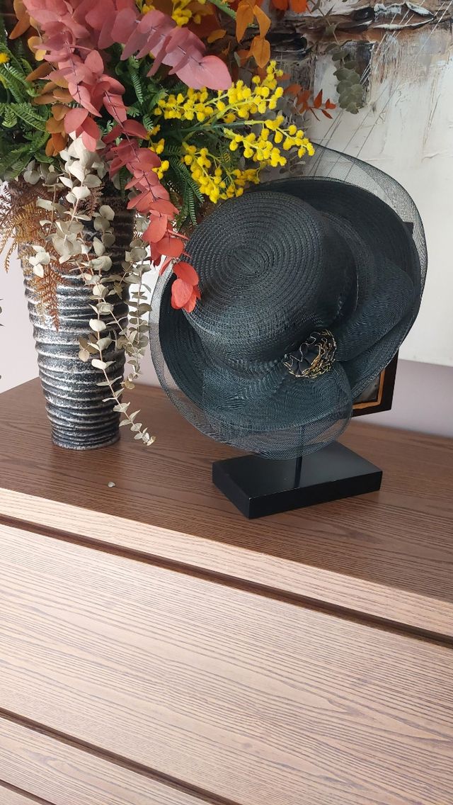 Sombreo Feria Modernista Negro Nuevo