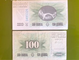 Billetes antiguos Yugoslavia