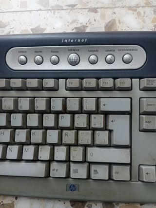 Teclado HP - Beige/Gris