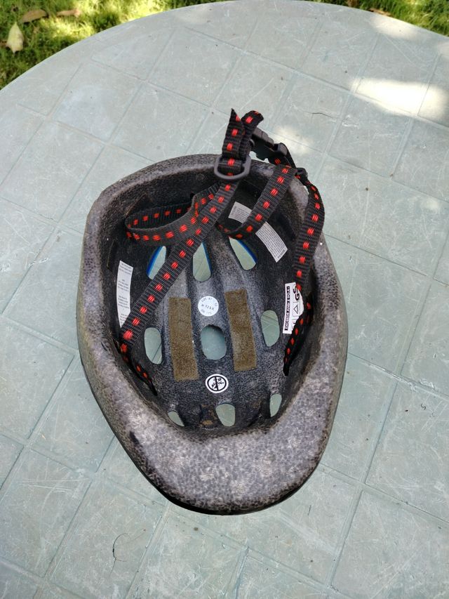 Casco bici bambino blu