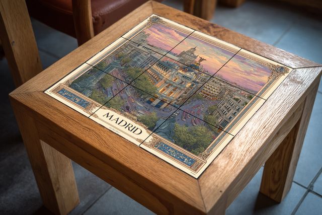 Mural cerámico Madrid – Gran Vía y Metrópolis
