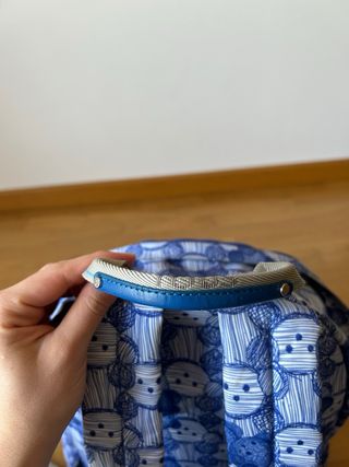 Mochila Tous azul y blanca