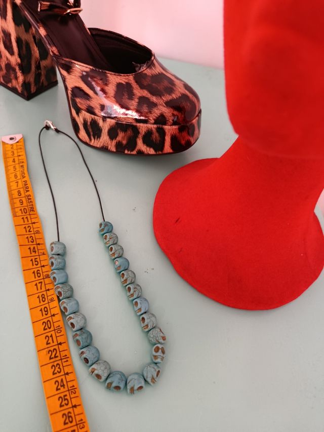 Collar Calaveras Turquesa