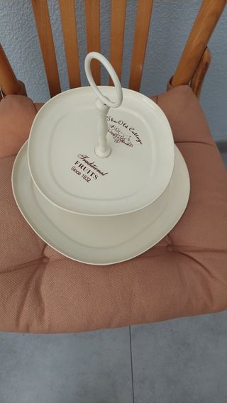 Frutero vintage metal 2 pisos