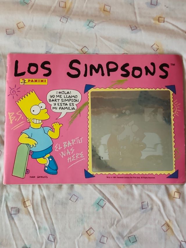 Álbum Los Simpson Panini