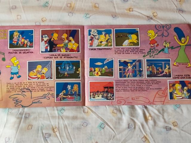 Álbum Los Simpson Panini