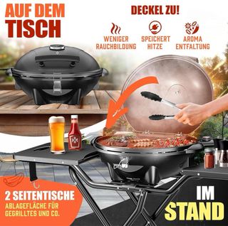 Barbacoa eléctrica 2 en 1 - ¡Como nueva!