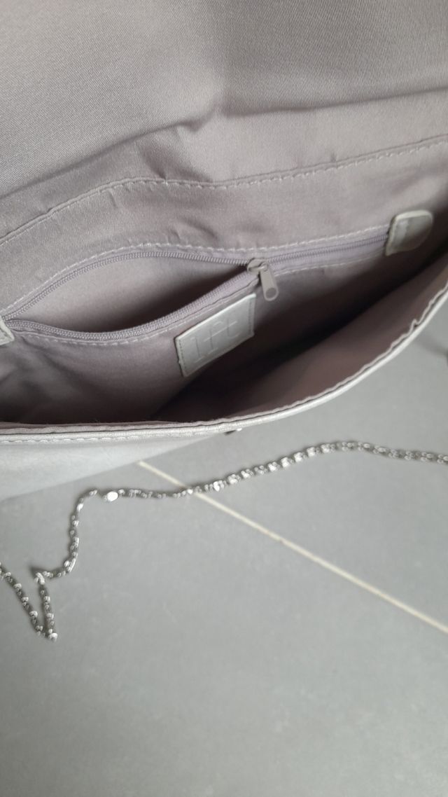 Bolso Lefties gris-rosa