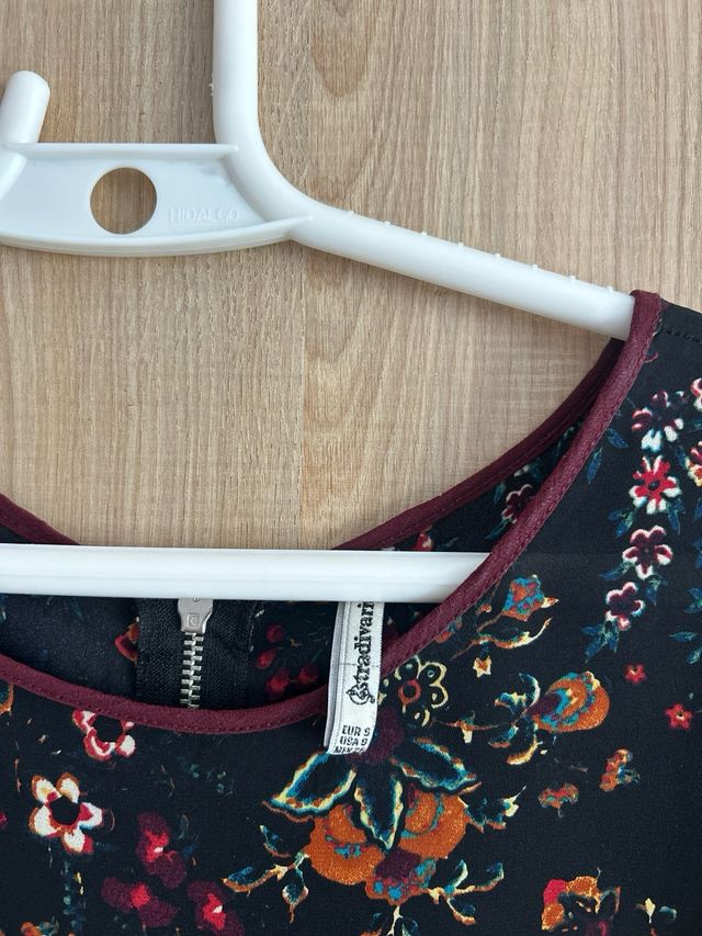 Blusa floral manga 3/4