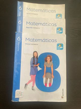 matematicas . santillana . 6 primaria