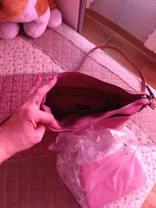 Bolso bandolera rosa nuevo