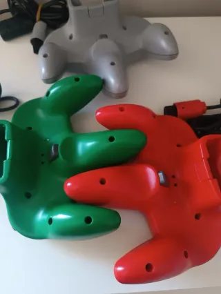 Pack gris +(Rojo o Verde). Mandos 